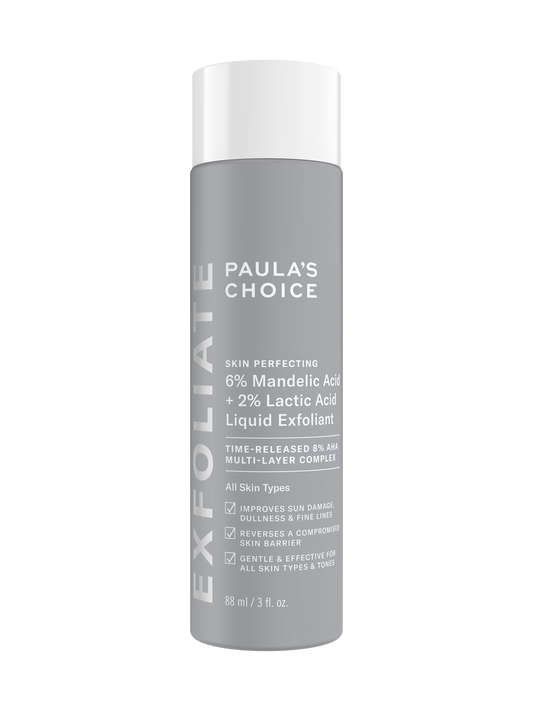 6% Mandelic Acid + 2% Lactic Acid Liquid Exfoliant